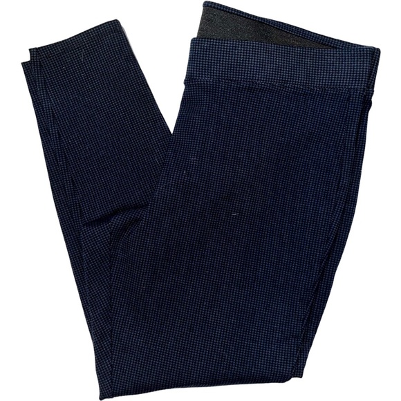 Ladies XL houndstooth navy Old Navy pull on leggings great for fall thicker warm - Picture 4 of 15